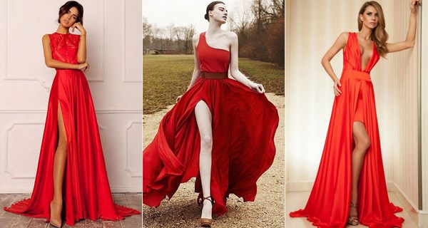 Os mais lindos vestidos vermelhos 2020-2021: fotos, notícias