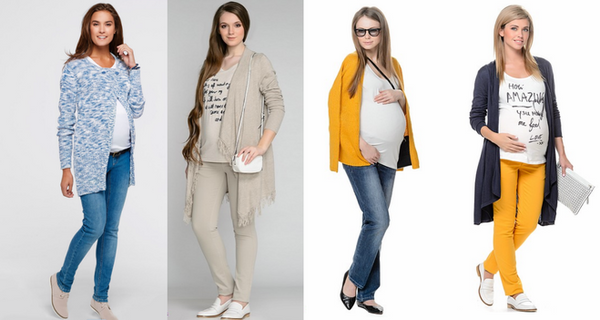 Moda pentru gravide 2019-2020: haine la modă pentru gravide fotografie