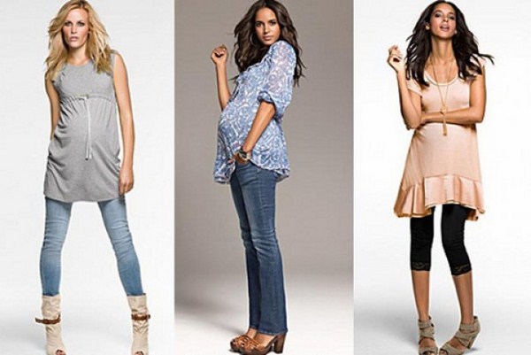 Moda para mulheres grávidas 2019-2020: roupas da moda para mulheres grávidas foto