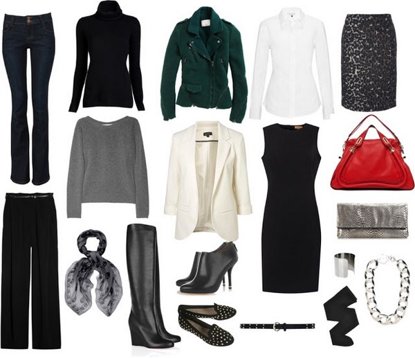 Моден основен гардероб за жени: снимка, как да направите основен гардероб