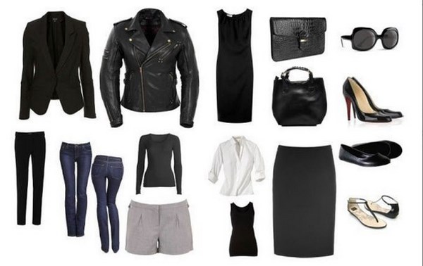 Guarda-roupa básico da moda para as mulheres: uma foto, como fazer um guarda-roupa básico