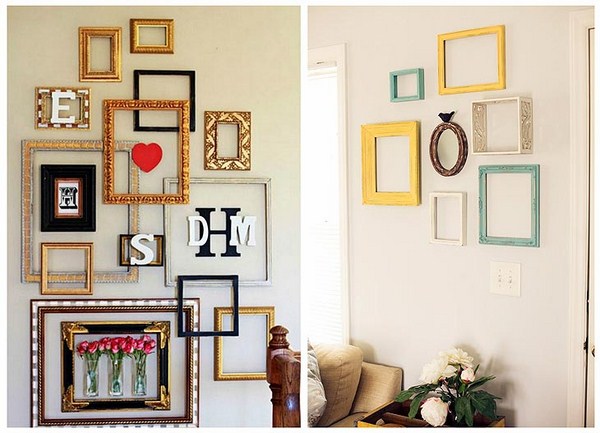 How to decorate a wall in a room beautifully: photos, ideas