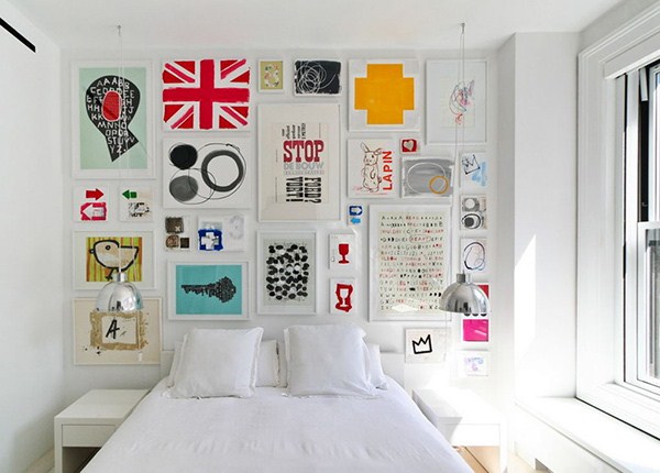 Come decorare magnificamente un muro in una stanza: foto, idee