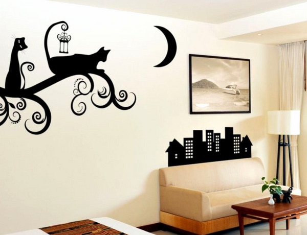 Come decorare magnificamente un muro in una stanza: foto, idee