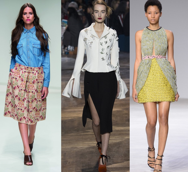 Moda etekler ilkbahar-yaz 2019-2020: fotoğraflar, trendler