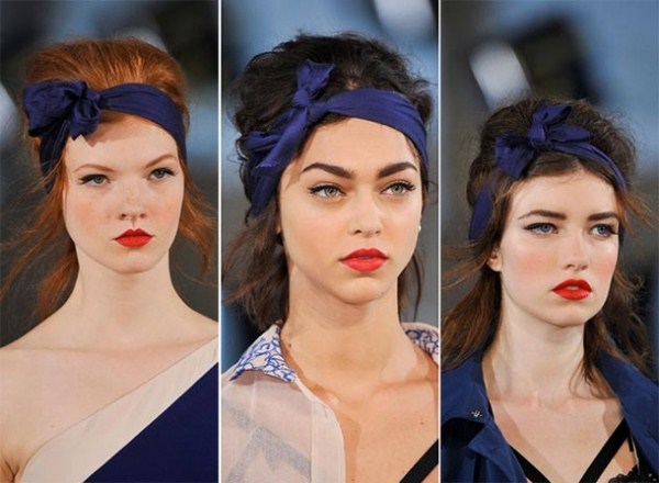 Fashionable headbands for 2020-2021: photo
