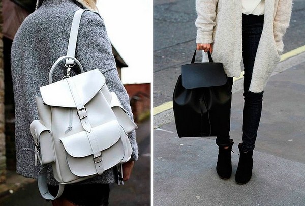 Fashionable women's backpacks 2020-2021, photo of fashionable backpacks