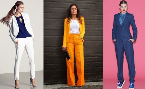 חליפות מכנסיים אופנתיות לנשים 2020-2021: תמונות, חדשות, טרנדים