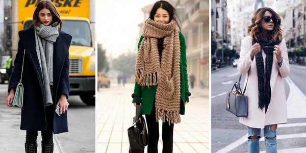 Wie man einen Schal trägt: Modischer Look mit einem Schal 2020-2021 - Foto