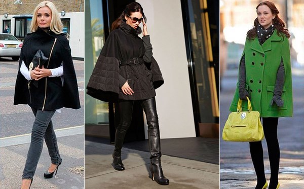 Diversify your style! Pick the most fashionable cape coat for yourself - photo