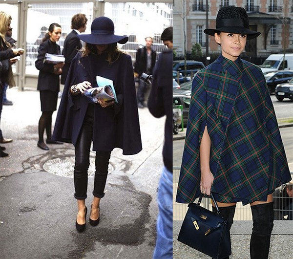 Diversify your style! Pick the most fashionable cape coat for yourself - photo