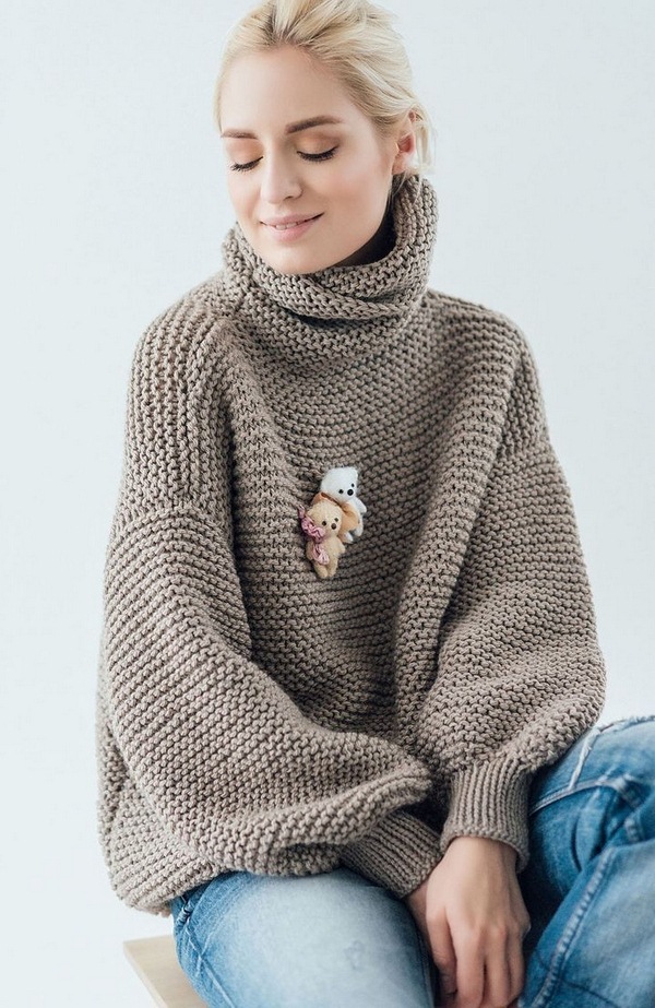 Moderne sweatere 2020-2021 til kvinder: modeller og stilarter af jumpere - foto