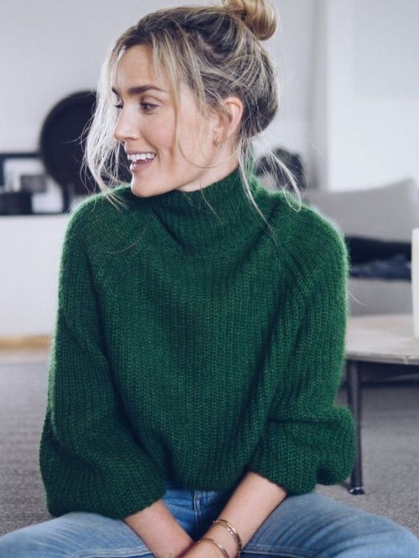 Sweater bergaya 2020-2021 untuk wanita: model dan gaya jumper - foto