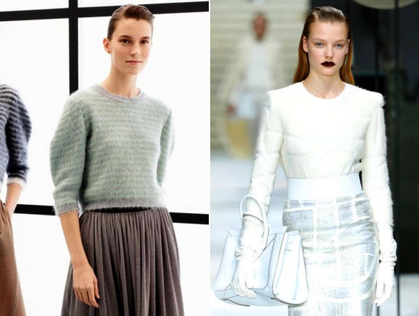 Áo len thời trang 2020-2021 cho nữ: kiểu dáng và kiểu áo liền quần - ảnh
