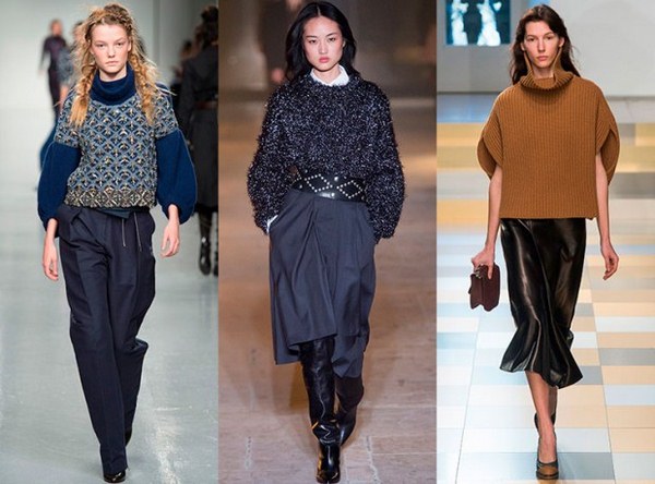 Модни пуловери 2020-2021 за жени: модели и стилове на джъмпери - снимка