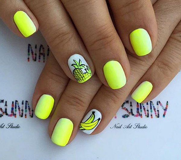 Original yellow manicure 2020-2021 in different styles: new items, ideas, trends