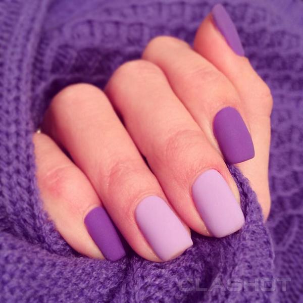 Deliciosa manicura púrpura 2020-2021: ideas, nuevos productos, tendencias - foto