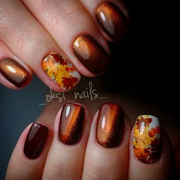 The best novelties of manicure autumn 2020-2021: TOP-5 technician and TOP-5 shades of autumn nail art