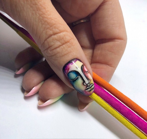 Manicure trend 2020-2021: eye see you nail art en las mejores ideas de la foto