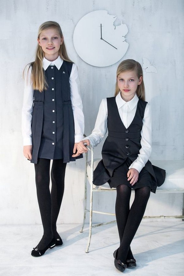 Stylová školní uniforma 2020-2021 pro dívky a chlapce: TOP 100+ fotografických nápadů