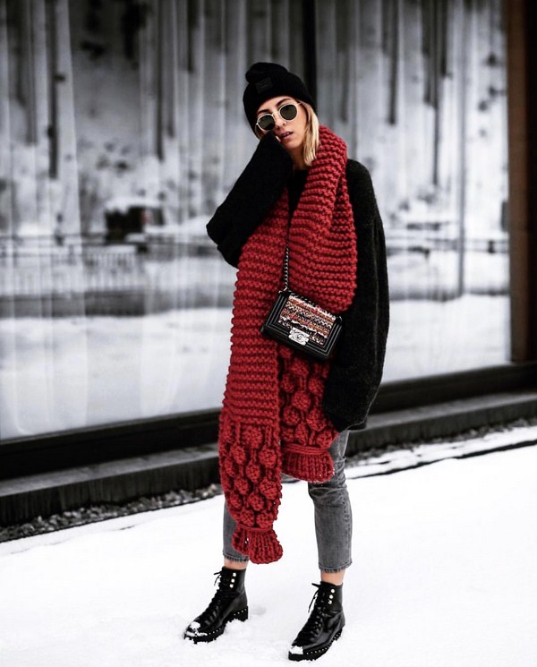 Jalan gaya fesyen jalan musim gugur-musim sejuk 2020-2021: foto-idea imej