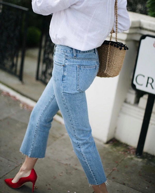 Nouveaux jeans tendance pour le printemps-été 2020-2021 - noeuds supérieurs pour le printemps et l'été