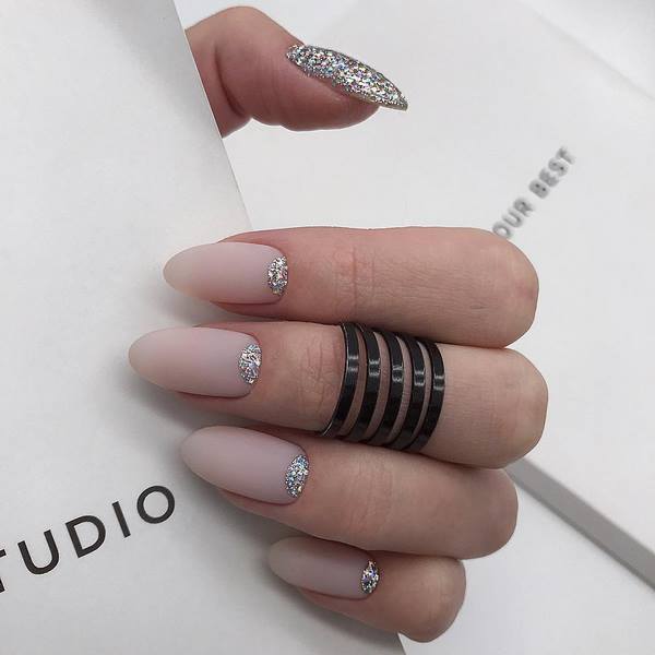 Captivating moon manicure 2020-2021: new styles and types of nail design with holes