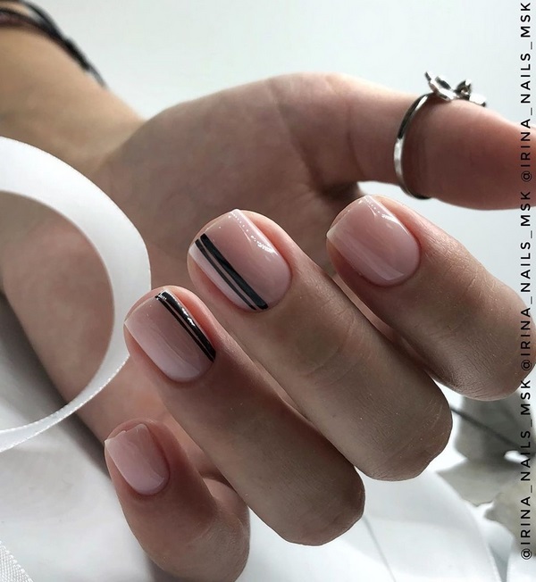 Най-красивият прост маникюр 2020-2021 - нови примери за прост дизайн на ноктите