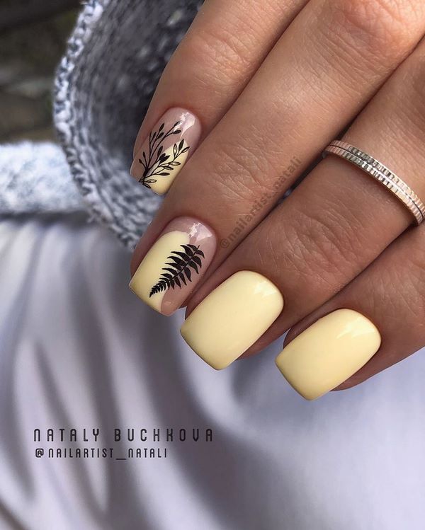 The most beautiful simple manicure 2020-2021 - new examples of simple nail design